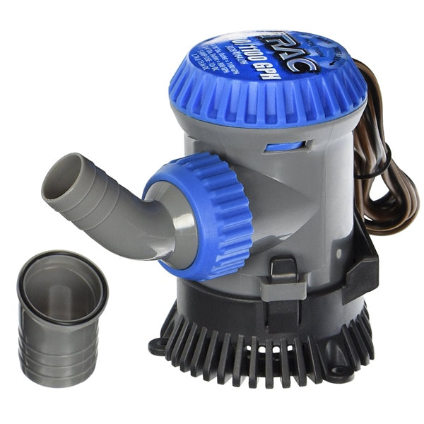 TRACOUTDOOR PUMP BILGE 3/4" 1-1/8" 800-1100GHP 12V 69301
