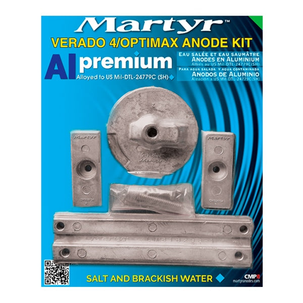 MARTYR ANODE KIT MERCU VERADO 4CYL MARTYR CMVERADO4KITA