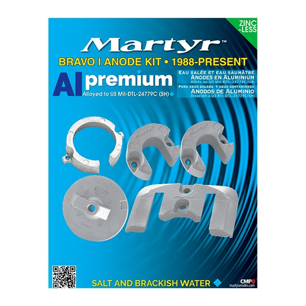 MARTYR ANODE KIT MERCURY MARTYR CMBRAVO1KITA