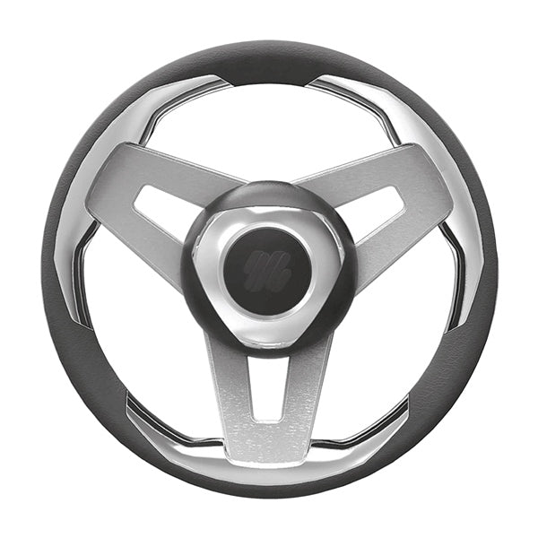 UFLEX GRIP BK POLY W/BK ALU SPOKE 13.8" UFLEX LOREDAN B/S/CH