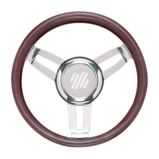 UFLEX GRIP 13.8" BROWN & CH HUB UFLEX FOSCARI L/CH/BR