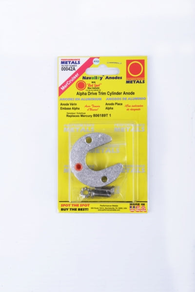 PERFORMANCEMETAL ANODE FOR DRIVE TRIM CYLINDER ALPHA 00042A