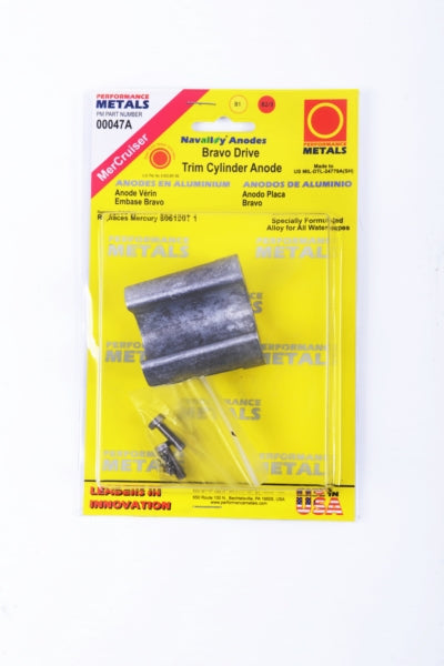 PERFORMANCEMETAL ANODE FOR DRIVE TRIM CYLINDER BRAVO 00047A
