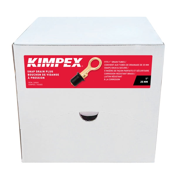 KIMPEX DRAIN SNAP PLUG DISPLAY QTY48 54840