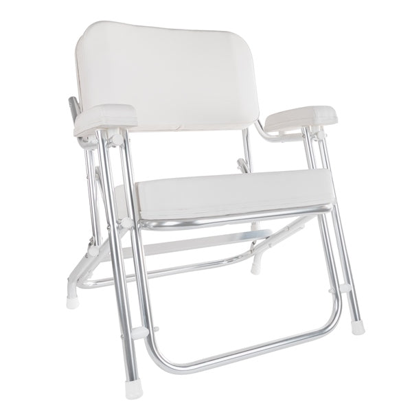 KIMPEX FOLDING CHAIR ALU W/ARMREST WH KIMPEX R010300-WH