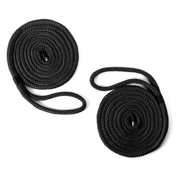 KIMPEX WHIP FENDER DOUBLE BRAID 3/8"X8 BK 748477