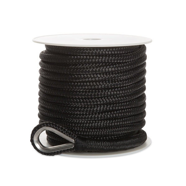 KIMPEX ANCHOR LINE 3/8"X100 DOUB BRAID BK 748590