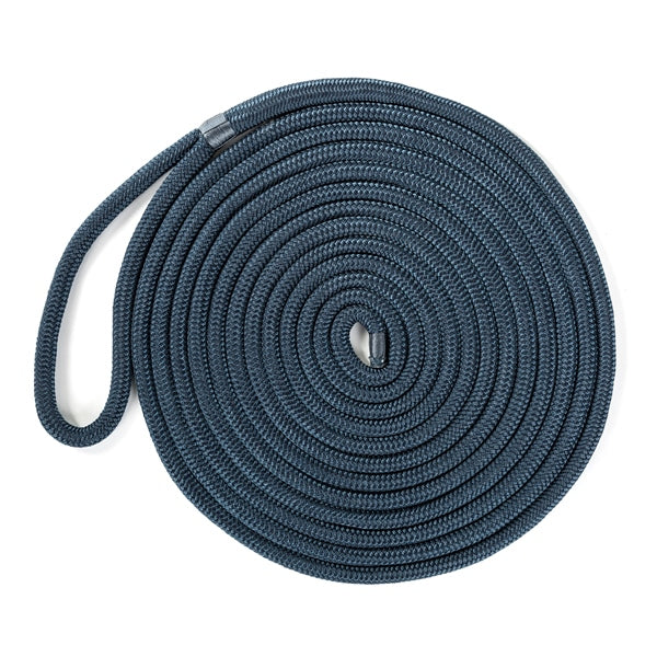KIMPEX DOCK LINE 1/2"X30 BRAID MFP NAVY 748488