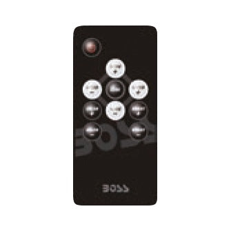 BOSS AUDIO REMOTE CONTROL LED ATV30BRGB BOSSAUDIO ATV30BRGB-LED-RCU