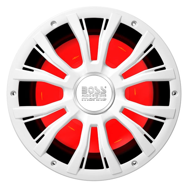 BOSS AUDIO SUBWOOFER SINGLE VOICE COIL 10" 800W WH MRGB10W