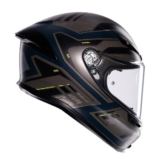 AGV K6 S ENHANCE MATT GREY/YELLOW FLUO (L) 2118395015022L