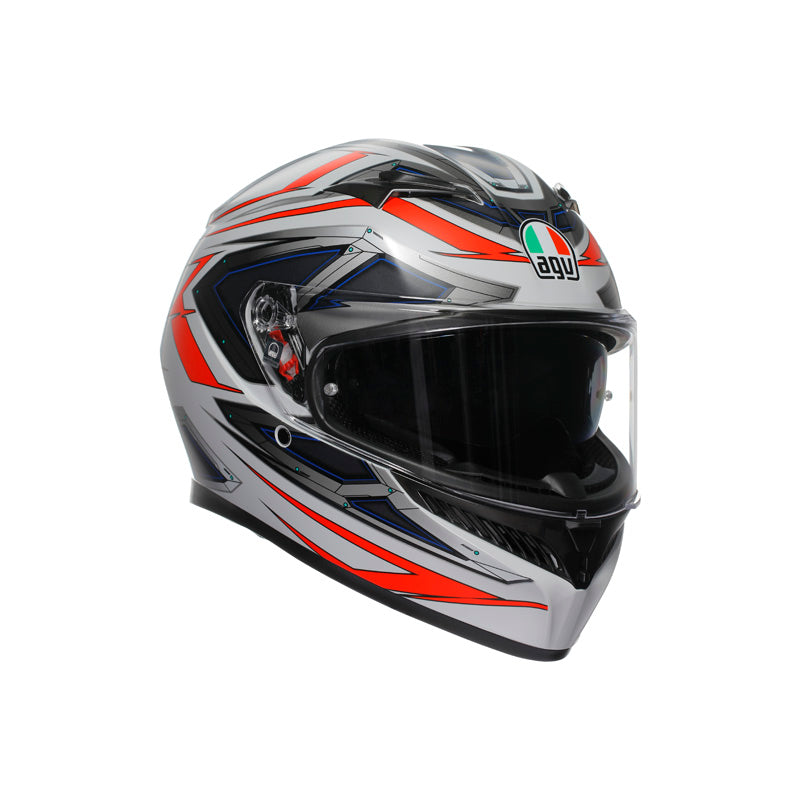 AGV K3 SPACE MATT WHITE/RED FLUO (M) 2118381001020M