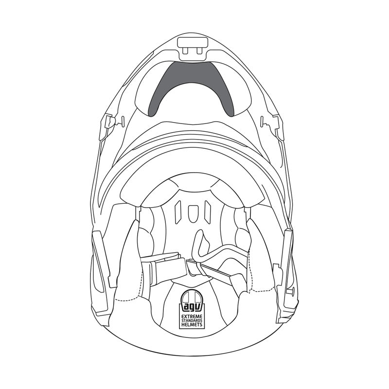 AGV WIND PROTECTOR - SUMMER SPORTMODULAR 20KIT12003001