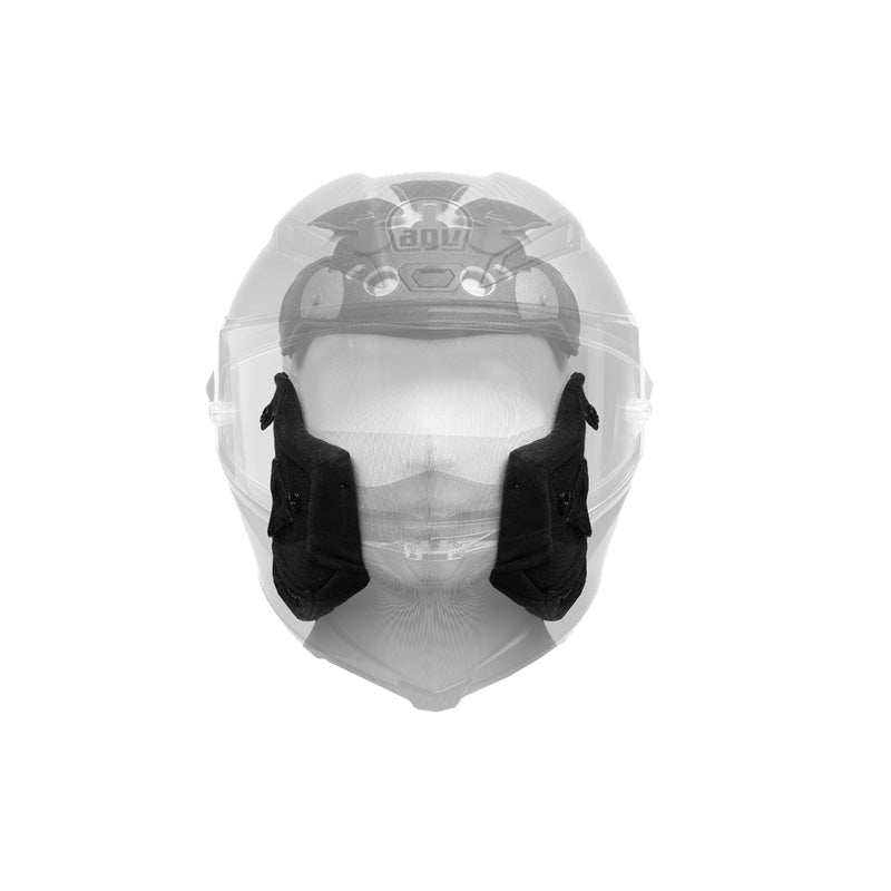 AGV AGV CHEEK PADS PISTA GP RR ECE2206 BLACK/RED XS 2018500163606XS