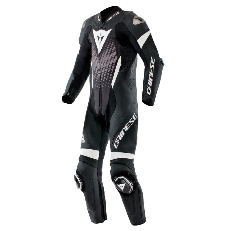 DAINESE LAGUNA SECA 6 PERF 1PC LTH SUIT BLK/WHITE/ANT 50 15100061-F13-50