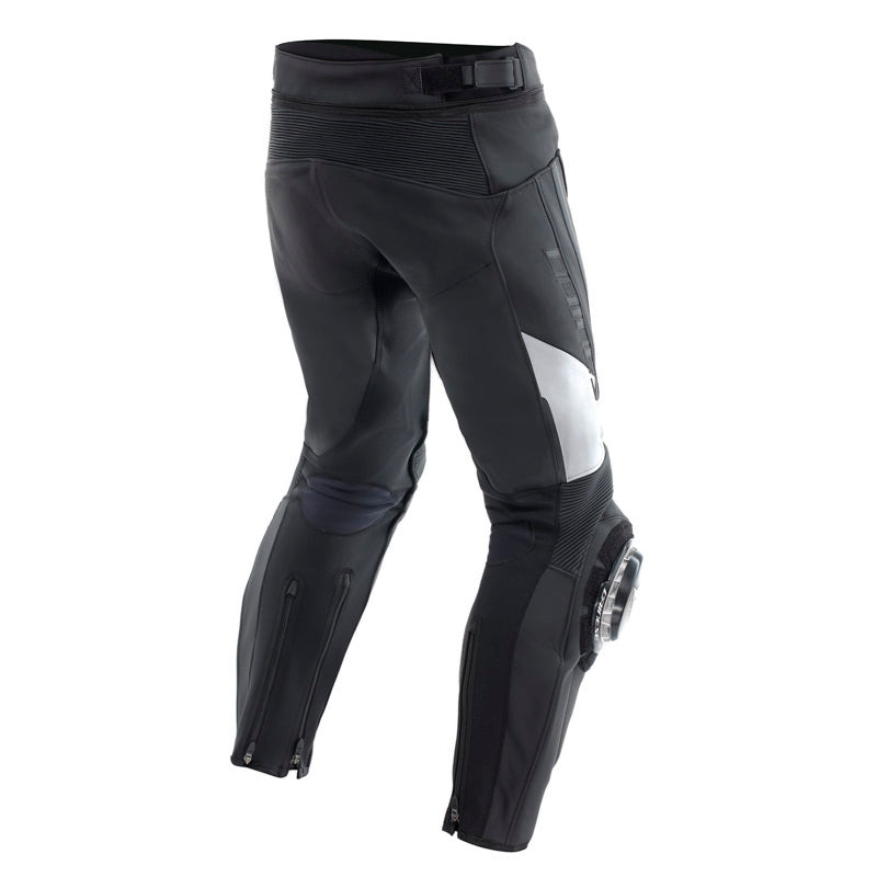 DAINESE DELTA 4 LEATHER PANTS - BLACK/WHITE (50) 15500003-622-50