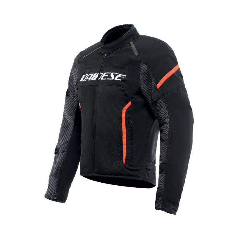 DAINESE AIR FRAME 3 TEX JACKET BLACK/FLUO-RED 50 17300003-P75-50