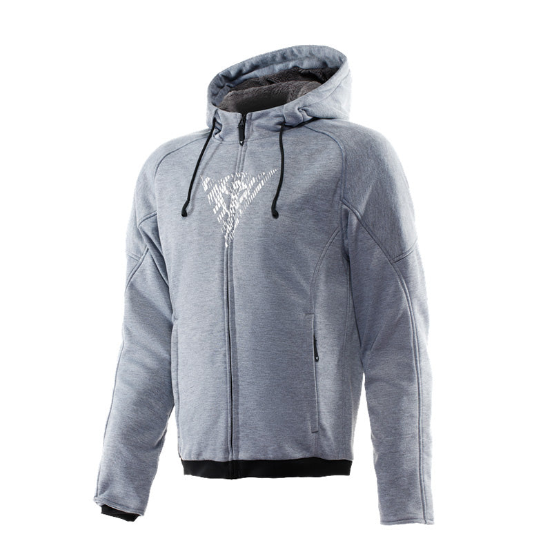 DAINESE BOVISA SAFETY HOODIE FULL ZIP GREY/BLACK 50 17300021-N42-50