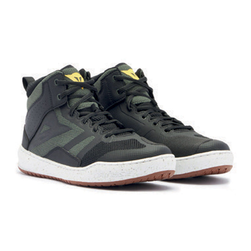 DAINESE SUBURB AIR SHOES BLACK/WHITE/ARMY GREEN 40 17700011-50J-40