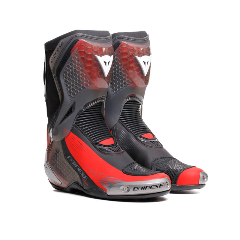 DAINESE TORQUE 4 S BOOTS BLACK/RED LAVA 40 17900117-B78-40
