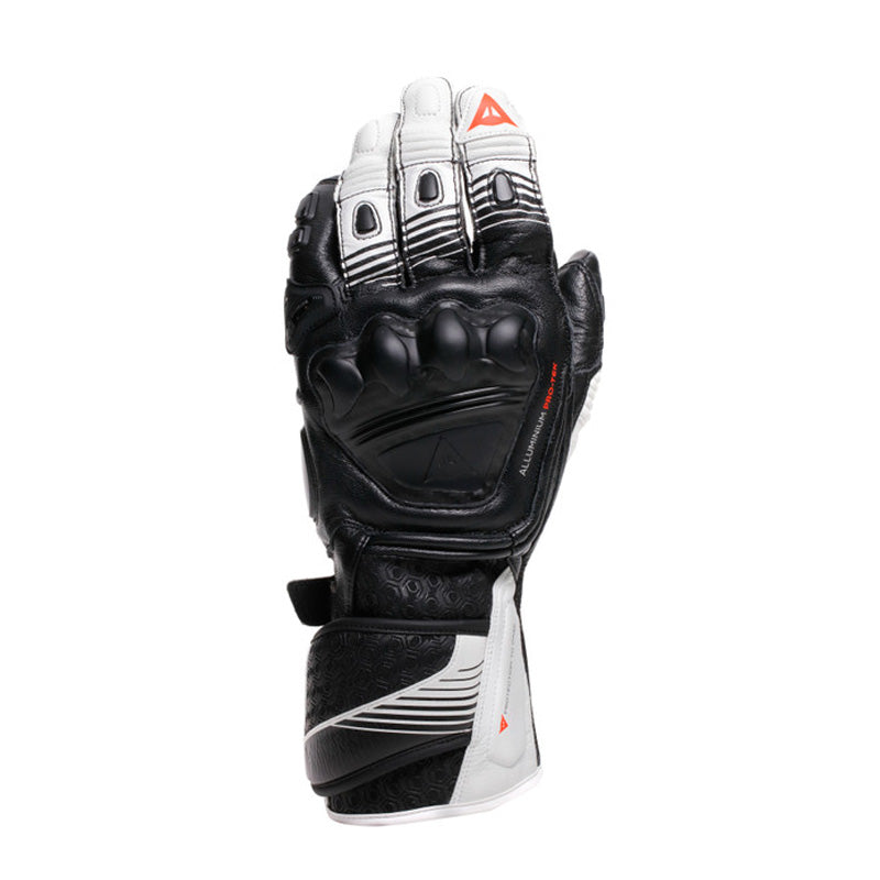 DAINESE FIERO METAL GLOVES BLACK/WHITE/RED FLUO L 18100025-N32-L