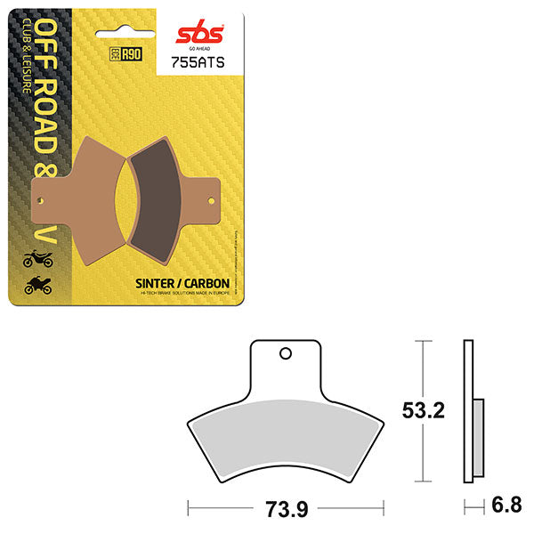 SBS SINTER BRAKE PAD 6460755100