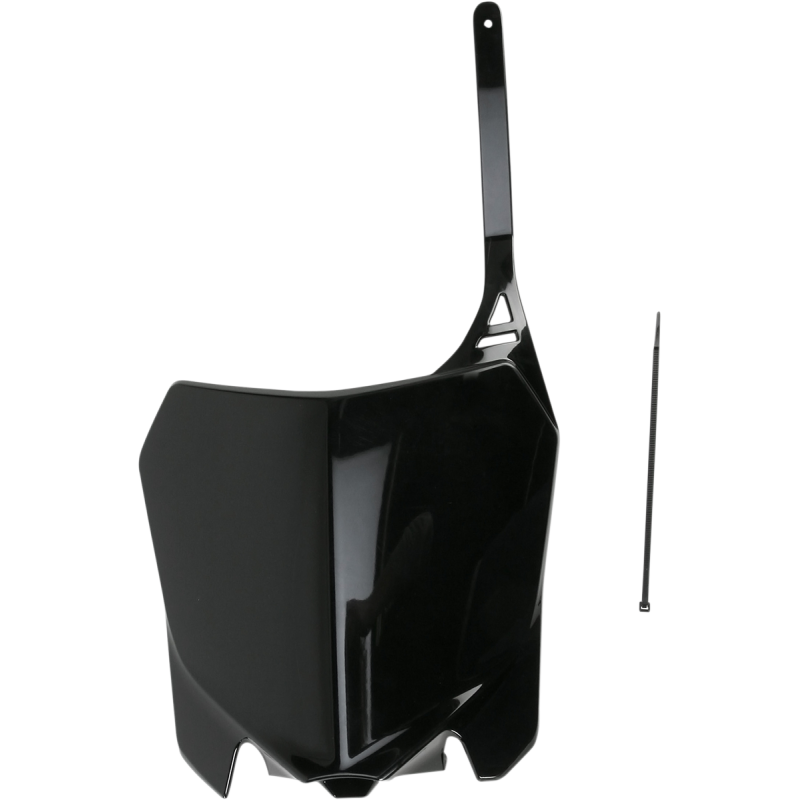UFO FRONT # PLATE CRF450 2013 BLACK HO04656-001