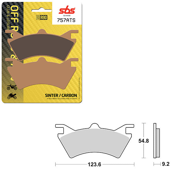 SBS SINTER BRAKE PAD 6460757100