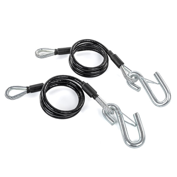 KIMPEX TRAILER SAFETY CABLE PRE-COILED PAIR 745622