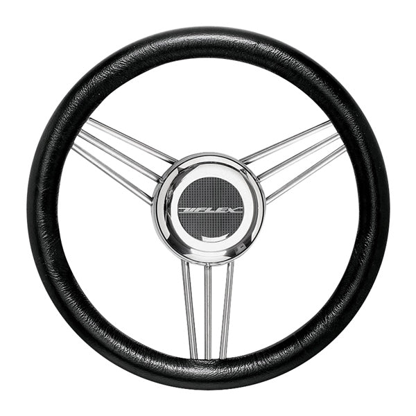 UFLEX GRIP POLY BK W/SST SPOKE UFLEX V25B