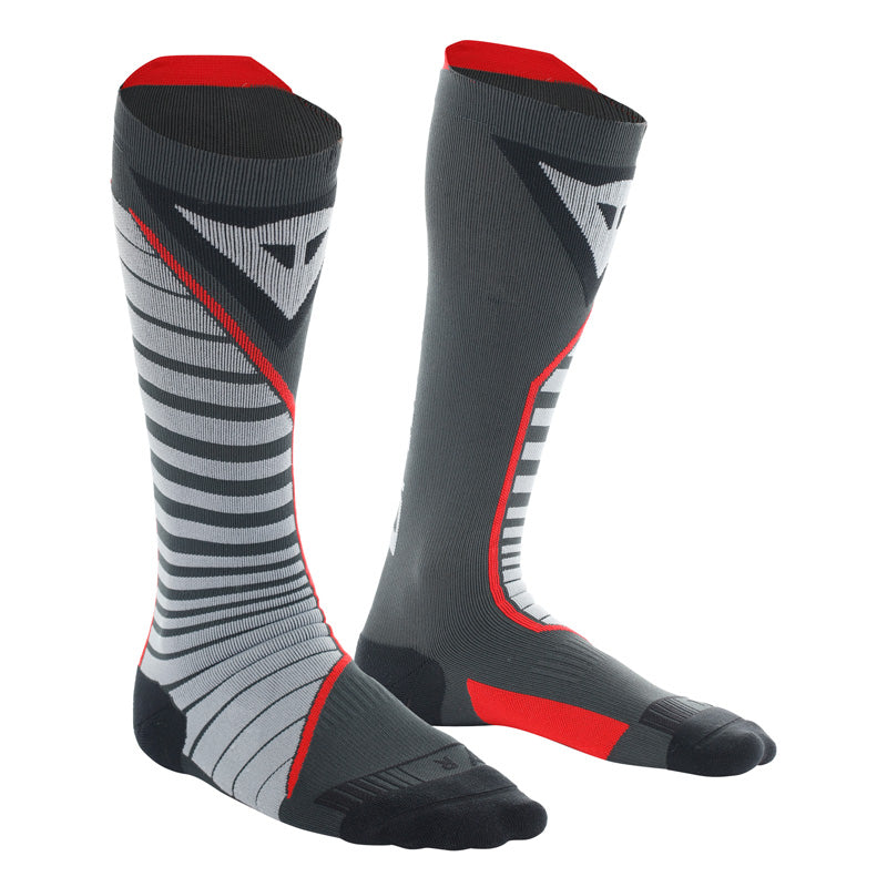 DAINESE THERMO LONG SOCKS BLK/RED 3638 1996273-606-3638