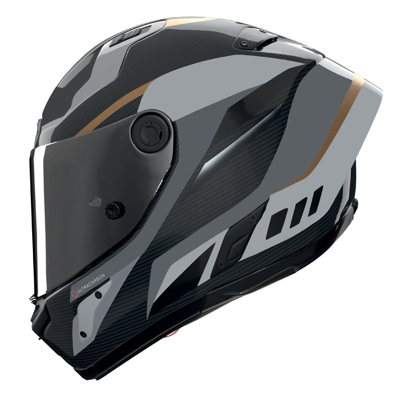 NOLAN -804 RS UC LESMO BLACK/GREY/GOLD L X84001865361L