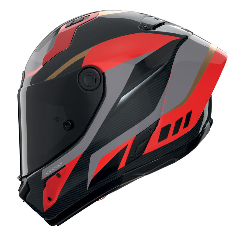 NOLAN -804 RS UC LESMO RED/GREY/GOLD L X84001865362L