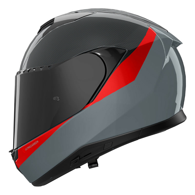 NOLAN -904 VERNI SPECIALE GREY/RED L X94001730344L