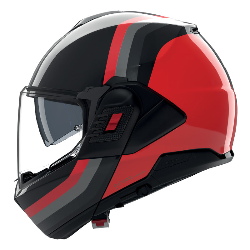 NOLAN N120-1 LINEO BLACK/RED L N1F001732351L