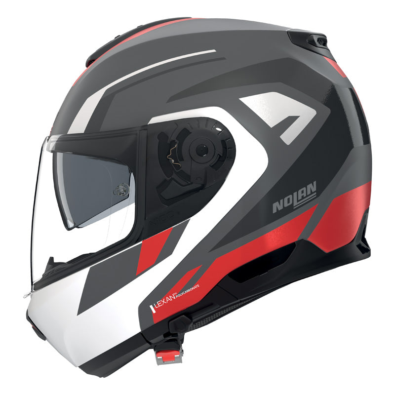 NOLAN N100-6 CINETICO GREY/WHITE/RED L N16001874361L