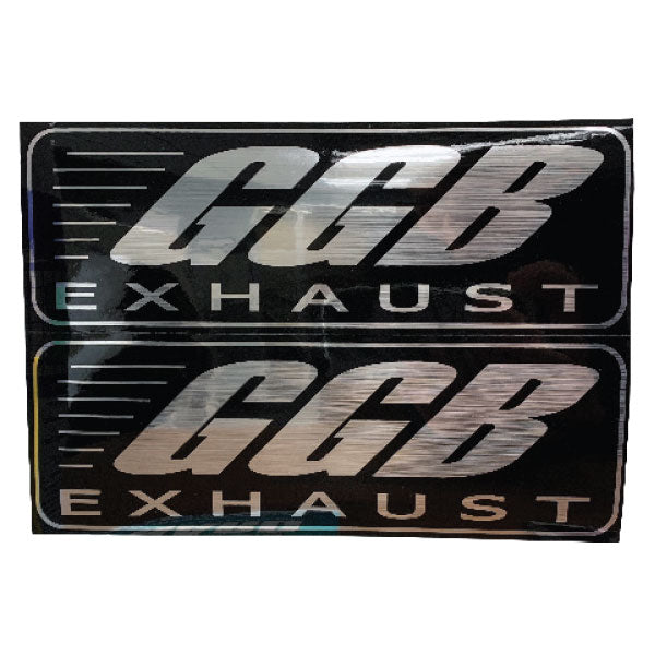 GGB EXHAUST STICKER 3X8 GGB 3X8 STICKERS