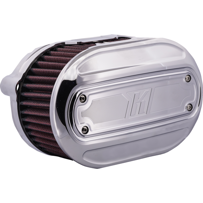 KODLIN OVAL AIR CLEANER MILWAUKEE 8 CHROME K29245