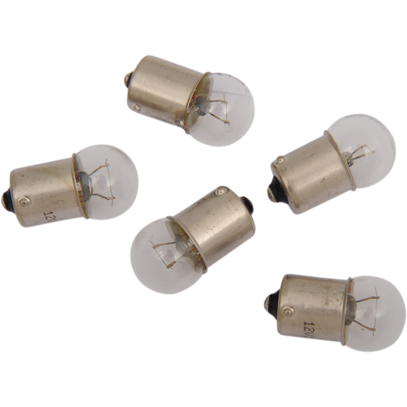 DRAG SPECIALTIES CLEAR 10WATT SINGLE FITIMENT BULB 5PK DS-282001