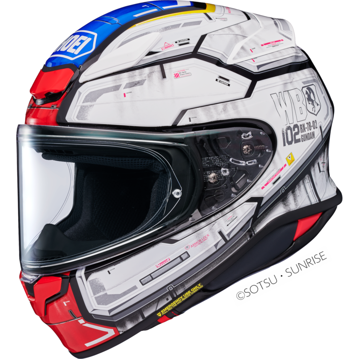 SHOEI RF-1400 RX-78-02 GUNDAM TC-10 S R14KGNDM 10 2 SNL