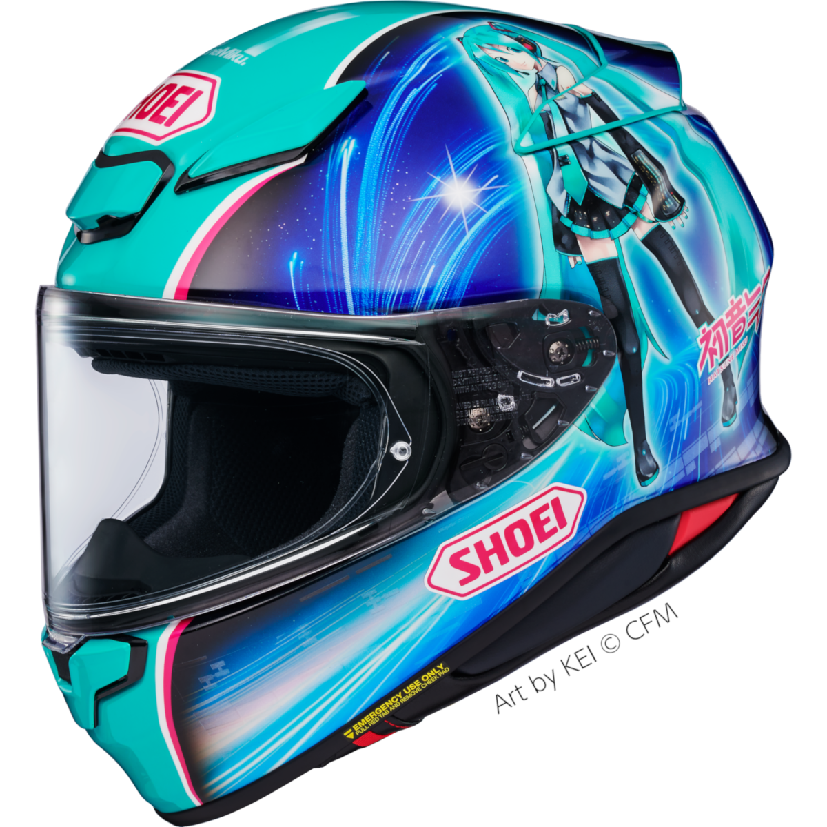 SHOEI RF-1400 HATSUNE MIKU TC-4 M R14KHTNMK 4 3 SNL