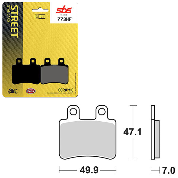 SBS ATV/UTV CERAMIC BRAKE PAD 6190773100