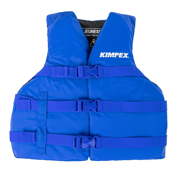 KIMPEX LIFE JACKET NYLON YOUTH BL 1701BL