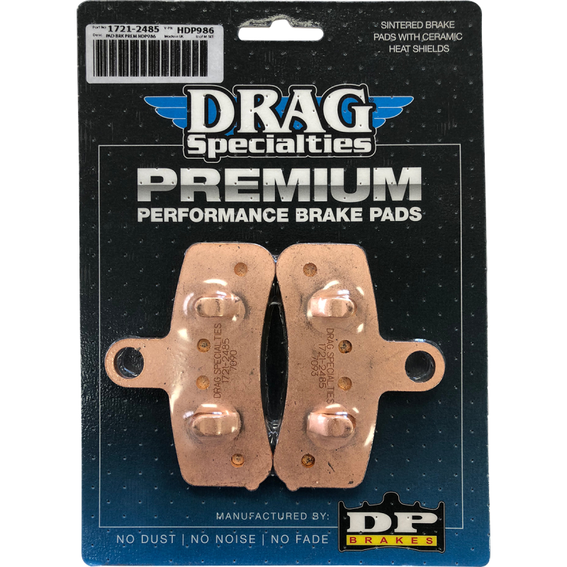 DP BRAKES HDP986 DRAG PREMIUM SINTERED PADS HDP986