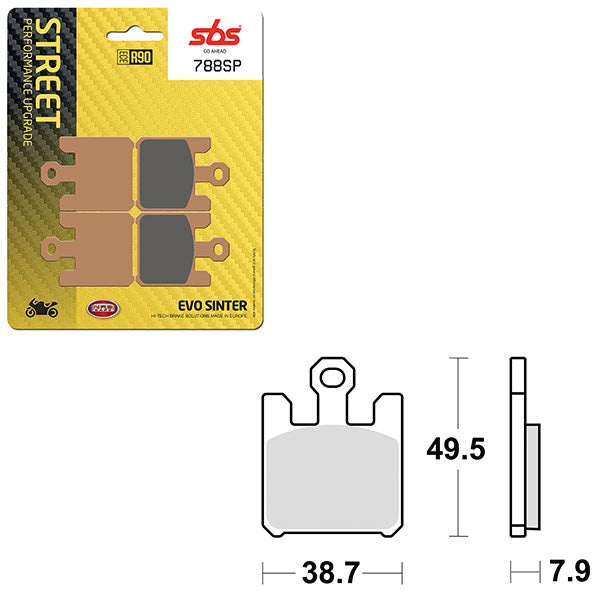 SBS SP EVO SINTER BRAKE PAD 6390788108