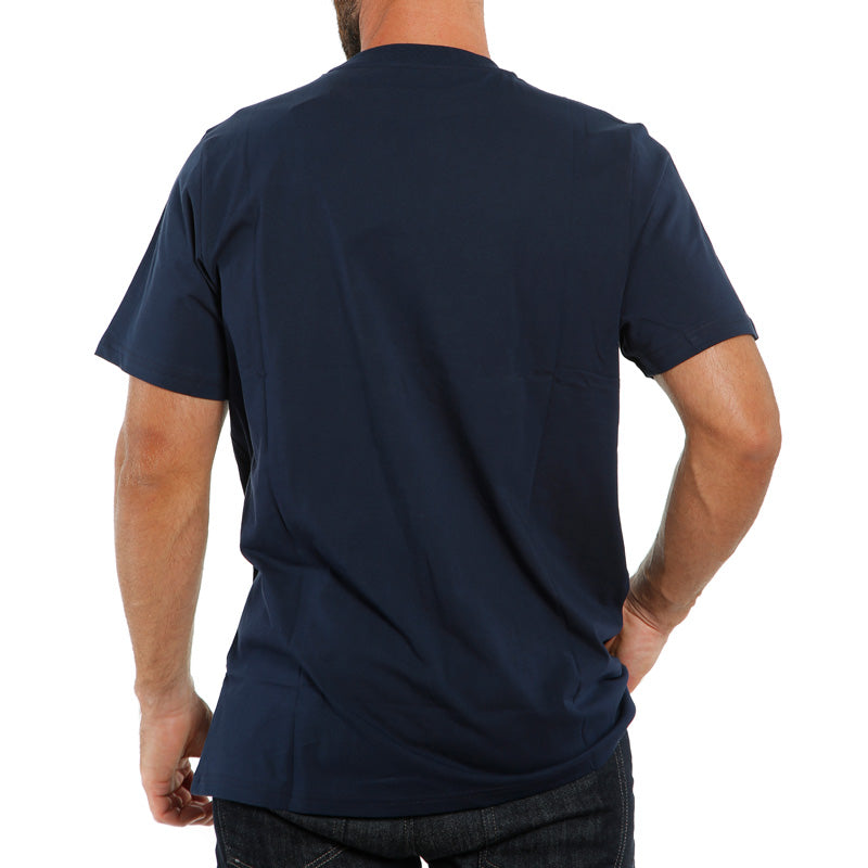 DAINESE PADDOCK LONG T-SHIRT BLACK-IRIS/WHITE 1896808-09D-S