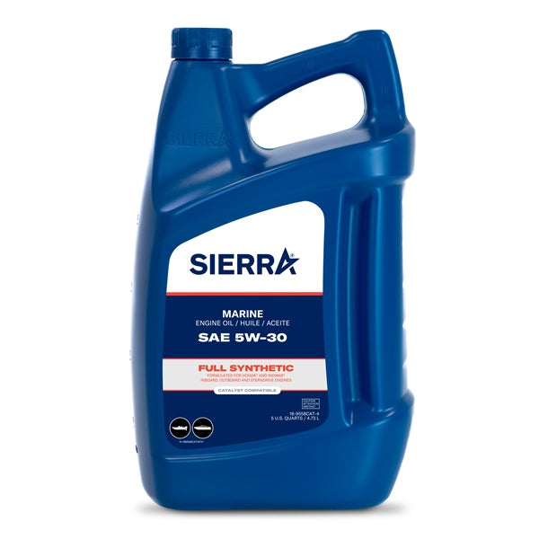 SIERRA ENGINE OIL 5W-30 SYNTHETIC FC-WCAT 5QT 18-9558CAT-4