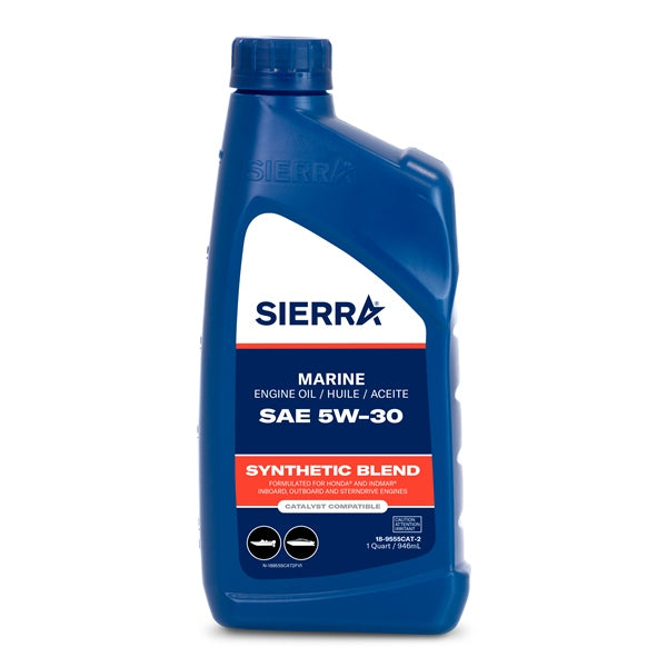 SIERRA ENGINE OIL 5W-30 SEMI-SYNTHETIC 946ML 18-9555-2