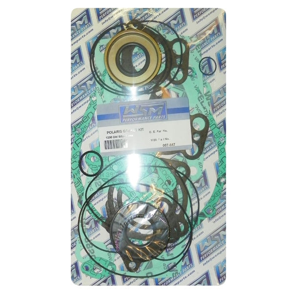 WSM CASE CARB GASKET KIT BK/RD POL 007-647