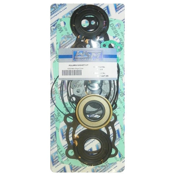 WSM CASE CARB GASKET KIT LATE BK/RD POL 007-647-05